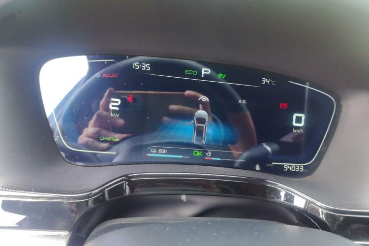 Used BYD Tang New Energy 2021 DM 2.0T Four-Wheel Drive Performance Edition Prestige Model Instrument Cluster