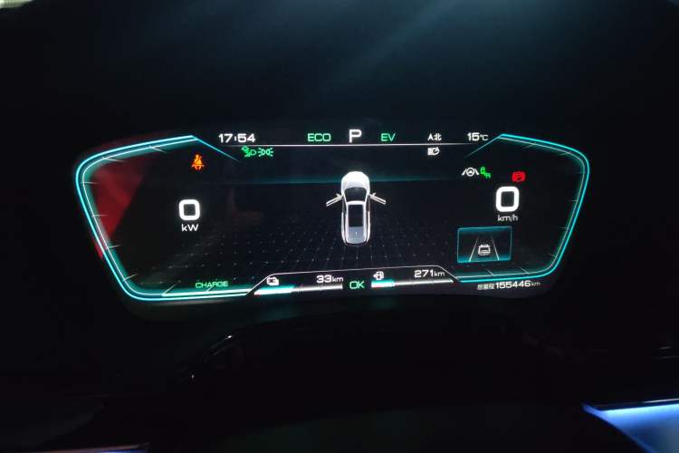 Used BYD Tang New Energy 2021 DM-i 112KM Prestige Model Instrument Cluster