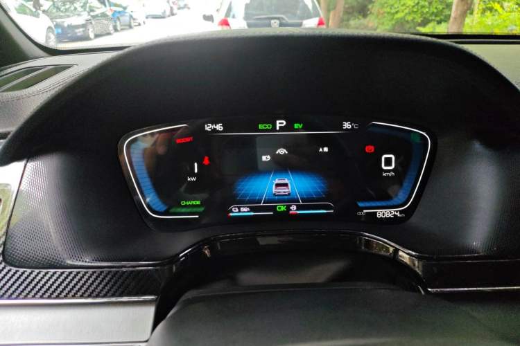 Used BYD Tang New Energy 2021 DM 2.0T Four-Wheel Drive Performance Edition Prestige Model Instrument Cluster