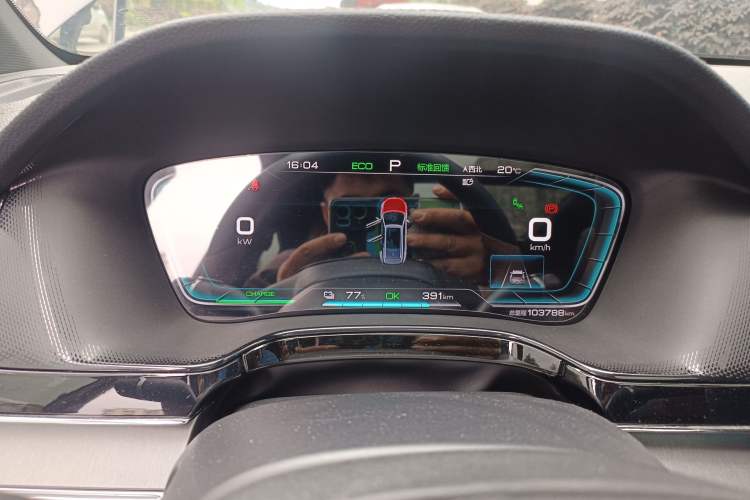 Used BYD Tang New Energy 2021 EV Four-Wheel Drive High-Performance Luxury Model Instrument Cluster