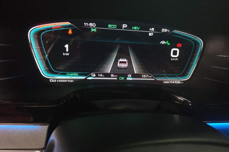 Used BYD Tang New Energy 2021 DM 2.0T Four-Wheel Drive High-Performance Flagship Model Instrument Cluster