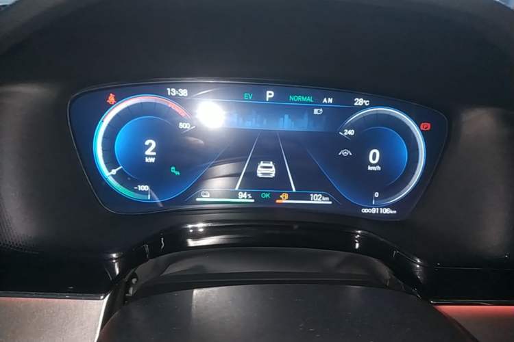 Used BYD Tang New Energy 2021 DM-i 112KM Prestige Model Instrument Cluster