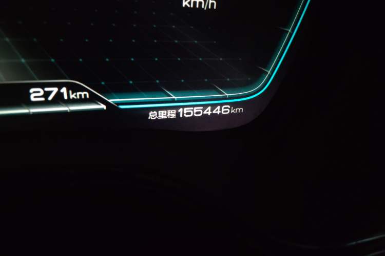 Used BYD Tang New Energy 2021 DM-i 112KM Prestige Model Odometer Close Up