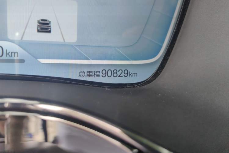 Used BYD Tang New Energy 2021 DM-i 112KM Prestige Model Odometer Close Up