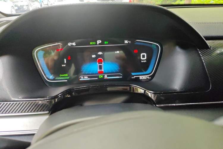 Used BYD Tang New Energy 2021 DM 2.0T Four-Wheel Drive Performance Edition Prestige Model Odometer Close Up
