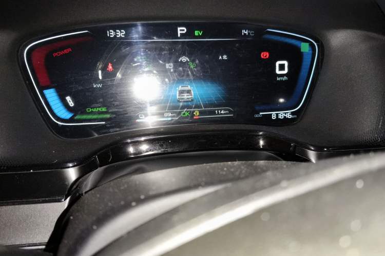 Used BYD Tang New Energy 2021 DM-i 112KM Prestige Model Odometer Close Up