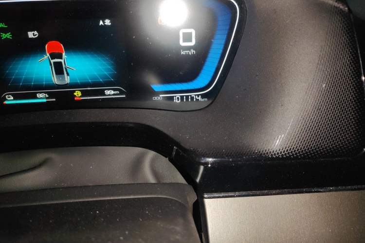 Used BYD Tang New Energy 2021 DM-i 112KM Prestige Model Odometer Close Up