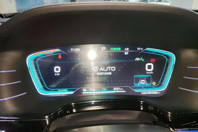 Used BYD Tang New Energy 2021 EV Four-Wheel Drive High-Performance Flagship Model Instrument Cluster