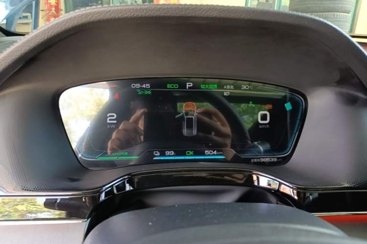 Used BYD Tang New Energy 2021 EV Four-Wheel Drive High-Performance Luxury Model Instrument Cluster