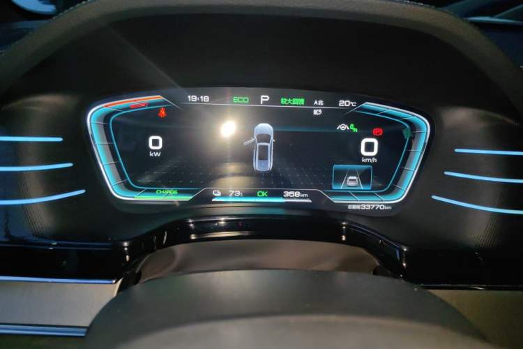 Used BYD Tang New Energy 2021 EV Four-Wheel Drive High-Performance Flagship Model Instrument Cluster