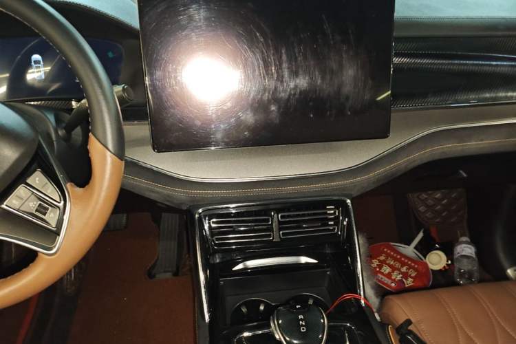 Used BYD Tang New Energy 2021 DM-i 112KM Prestige Model Audio And AC Panel
