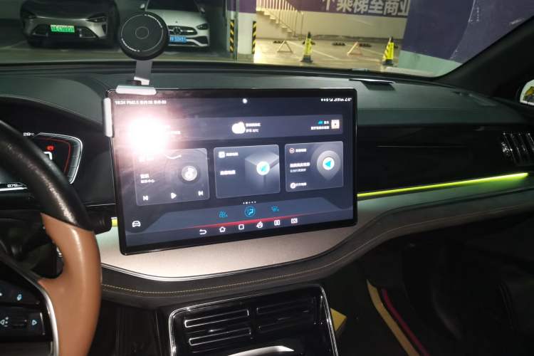 Used BYD Tang New Energy 2021 DM-i 112KM Prestige Model Audio And AC Panel