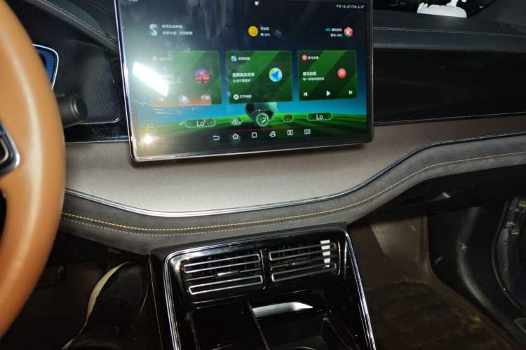 Used BYD Tang New Energy 2021 DM-i 112KM Prestige Model Audio And AC Panel
