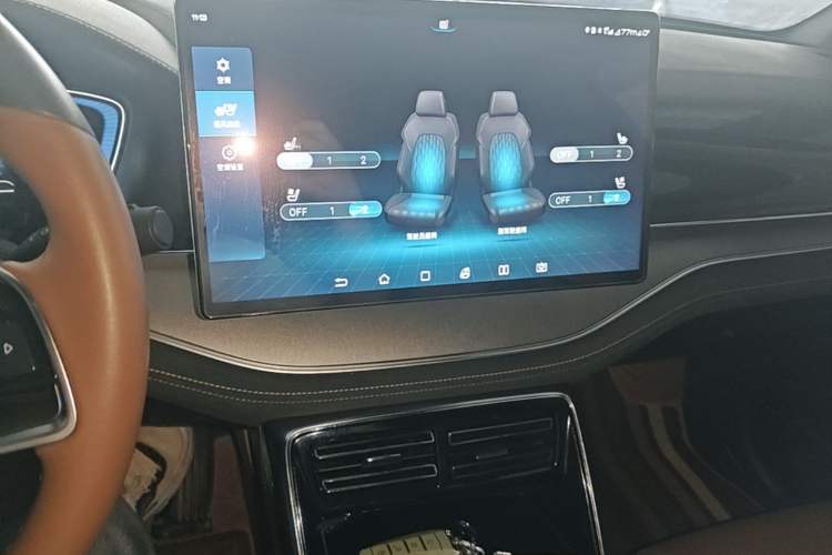 Used BYD Tang New Energy 2021 DM 2.0T Four-Wheel Drive Performance Edition Prestige Model Audio And AC Panel