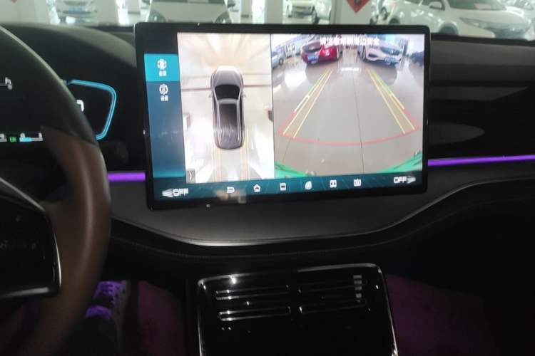 Used BYD Tang New Energy 2021 DM-i 112KM Prestige Model Audio And AC Panel