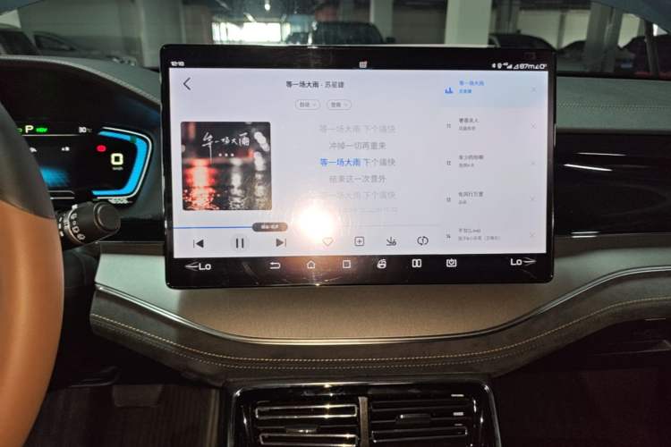 Used BYD Tang New Energy 2021 DM 2.0T Four-Wheel Drive Performance Edition Prestige Model Audio And AC Panel