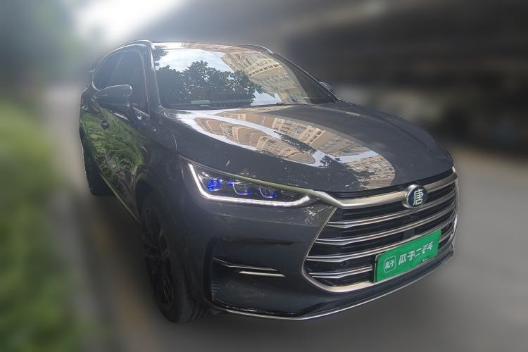 Used BYD Tang New Energy 2021 DM 2.0T Four-Wheel Drive High-Performance Flagship Model Front Right 45 Deg
