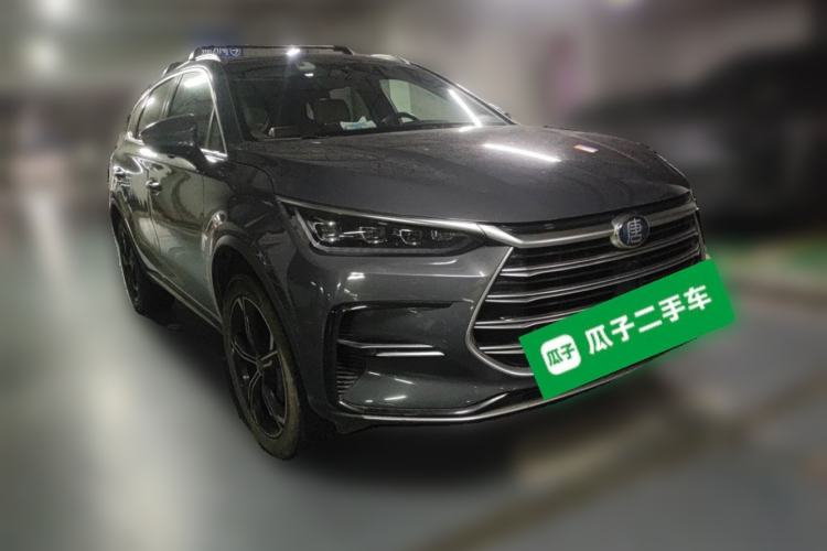 Used BYD Tang New Energy 2021 DM 2.0T Four-Wheel Drive High-Performance Luxury Model Front Right 45 Deg