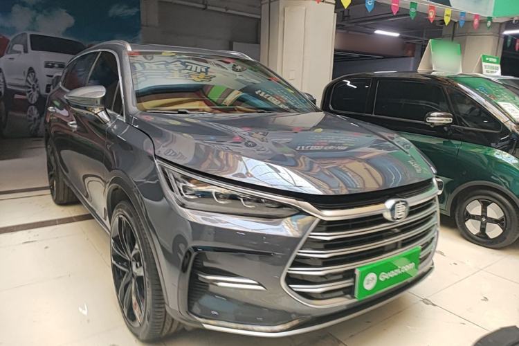 Used BYD Tang New Energy 2021 DM 2.0T Four-Wheel Drive High-Performance Flagship Model Front Right 45 Deg