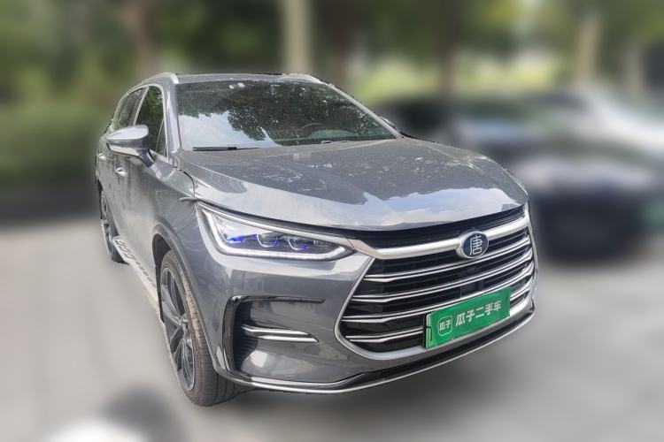 Used BYD Tang New Energy 2021 DM 2.0T Four-Wheel Drive High-Performance Flagship Model Front Right 45 Deg