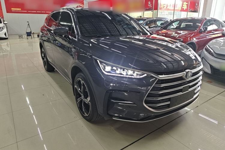 Used BYD Tang New Energy 2021 DM-i 112KM Prestige Model Front Right 45 Deg
