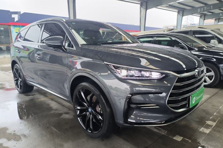Used BYD Tang New Energy 2021 DM 2.0T Four-Wheel Drive High-Performance Flagship Model Front Right 45 Deg