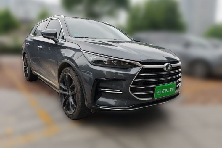 Used BYD Tang New Energy 2021 DM 2.0T Four-Wheel Drive High-Performance Flagship Model Front Right 45 Deg