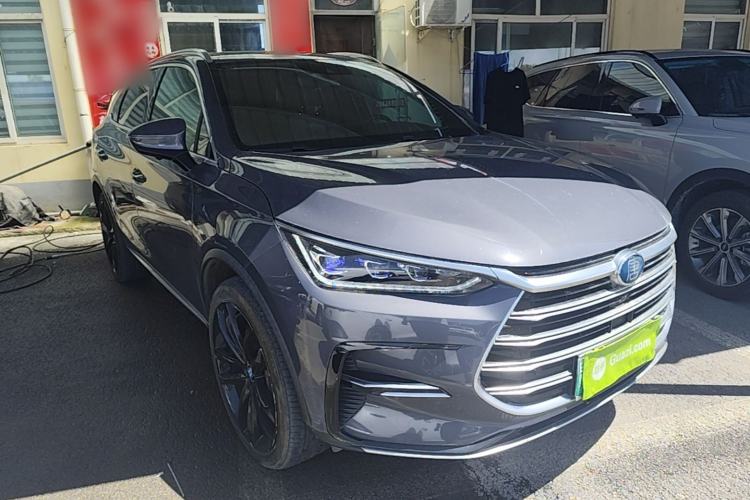 Used BYD Tang New Energy 2021 DM 2.0T Four-Wheel Drive High-Performance Flagship Model Front Right 45 Deg