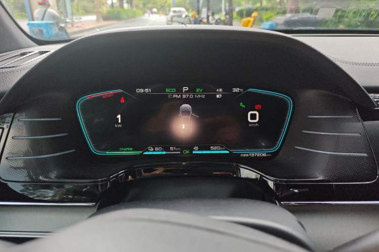 Used BYD Tang New Energy 2021 DM 2.0T Four-Wheel Drive High-Performance Flagship Model Instrument Cluster