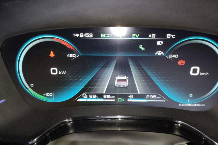Used BYD Tang New Energy 2021 DM 2.0T Four-Wheel Drive High-Performance Flagship Model Instrument Cluster