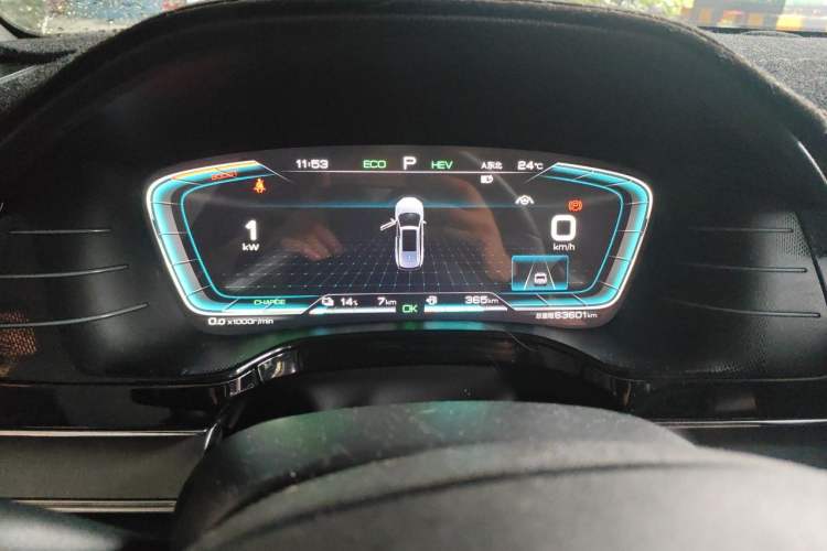 Used BYD Tang New Energy 2021 DM 2.0T Four-Wheel Drive High-Performance Flagship Model Instrument Cluster