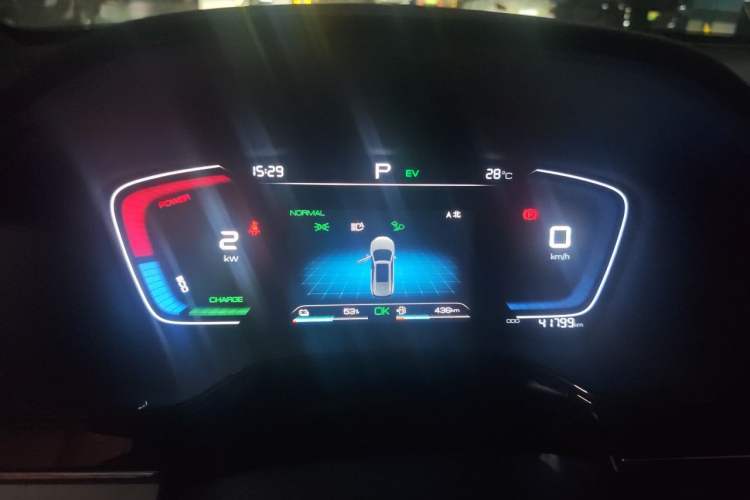 Used BYD Tang New Energy 2021 DM-i 112KM Prestige Model Instrument Cluster