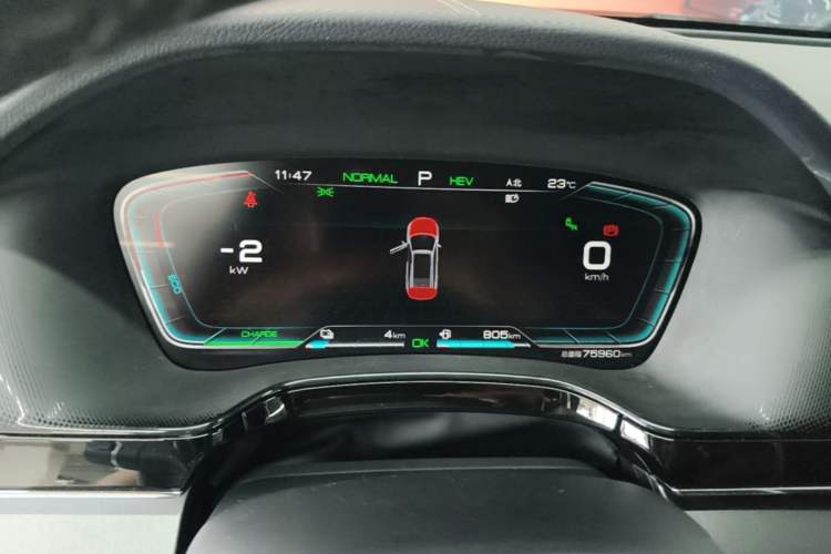 Used BYD Tang New Energy 2021 DM-i 112KM Prestige Model Instrument Cluster