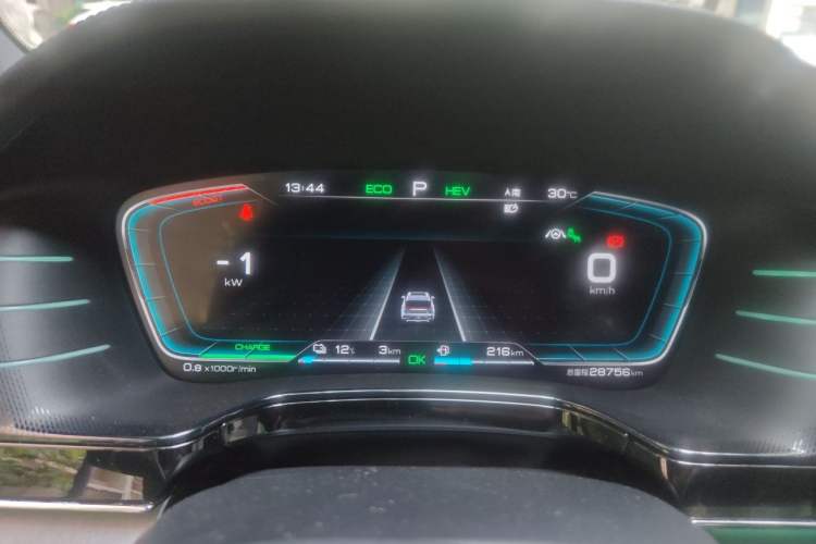 Used BYD Tang New Energy 2021 DM 2.0T Four-Wheel Drive High-Performance Flagship Model Instrument Cluster