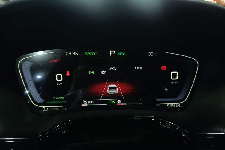 Used BYD Tang New Energy 2021 DM 2.0T Four-Wheel Drive Performance Edition Prestige Model Instrument Cluster