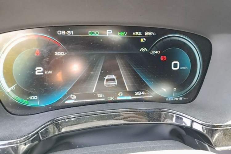 Used BYD Tang New Energy 2021 DM-i 112KM Prestige Model Instrument Cluster