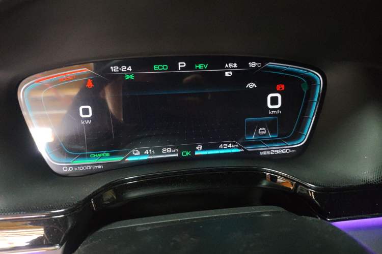 Used BYD Tang New Energy 2021 DM 2.0T Four-Wheel Drive High-Performance Luxury Model Instrument Cluster