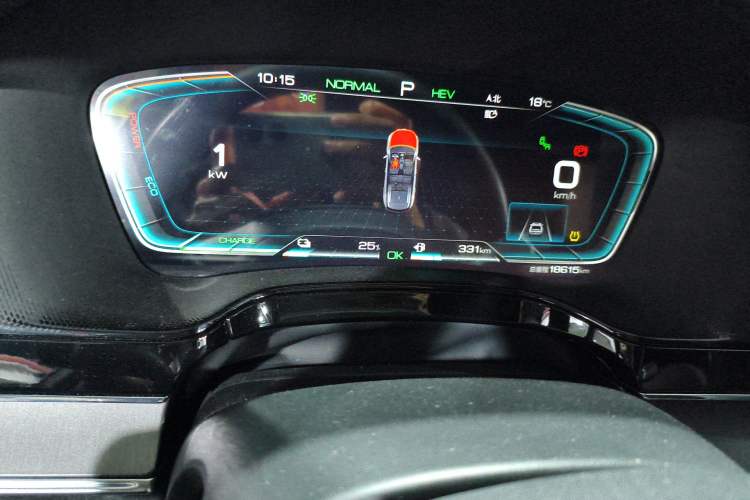 Used BYD Tang New Energy 2021 DM-i 112KM Prestige Model Instrument Cluster