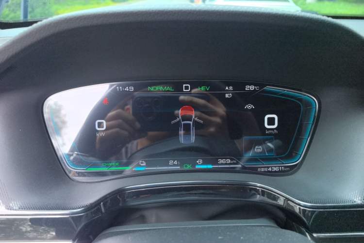Used BYD Tang New Energy 2021 DM-i 112KM Prestige Model Instrument Cluster