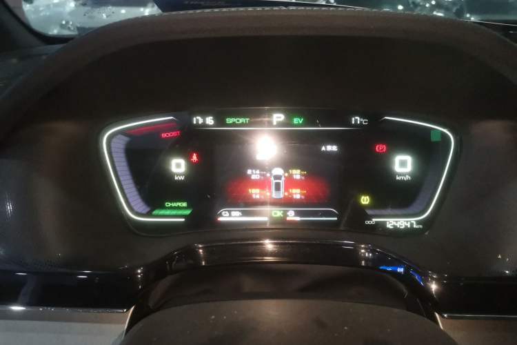Used BYD Tang New Energy 2021 DM 2.0T Four-Wheel Drive Performance Edition Prestige Model Instrument Cluster