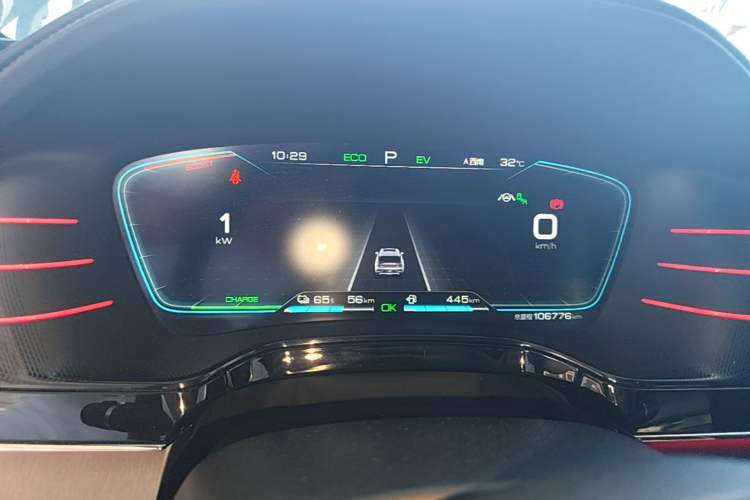 Used BYD Tang New Energy 2021 DM 2.0T Four-Wheel Drive High-Performance Flagship Model Instrument Cluster