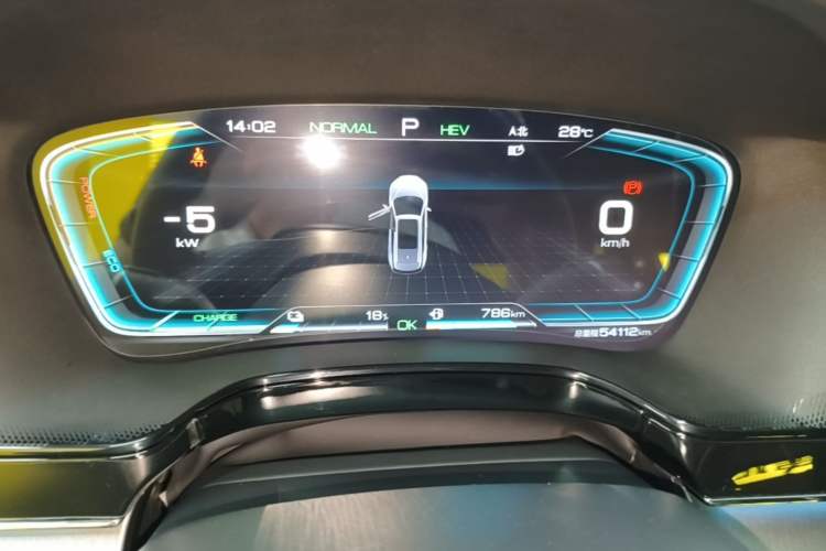 Used BYD Tang New Energy 2021 DM-i 112KM Prestige Model Instrument Cluster