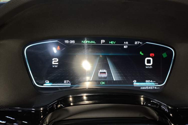 Used BYD Tang New Energy 2021 DM-i 112KM Prestige Model Instrument Cluster