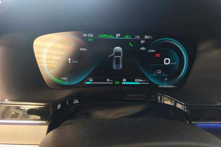 Used BYD Tang New Energy 2021 DM-i 112KM Prestige Model Instrument Cluster