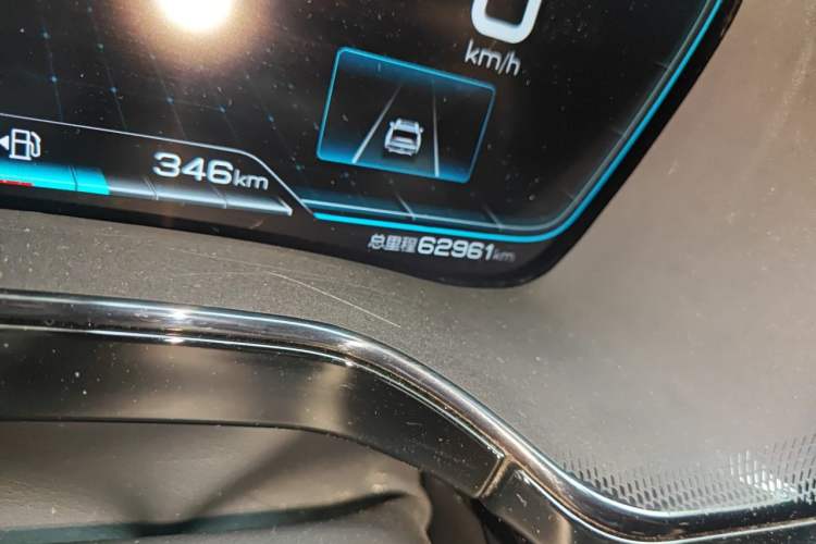 Used BYD Tang New Energy 2021 DM-i 112KM Prestige Model Odometer Close Up