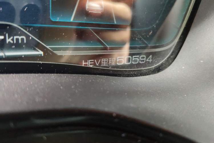 Used BYD Tang New Energy 2021 DM-i 112KM Prestige Model Odometer Close Up