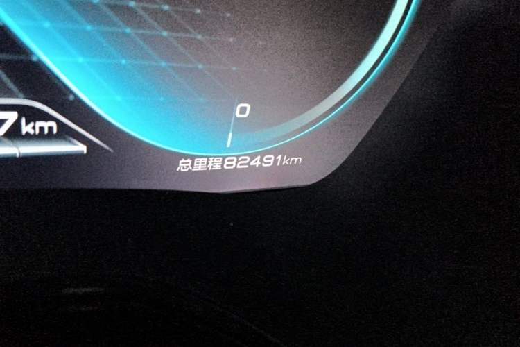 Used BYD Tang New Energy 2021 DM-i 112KM Prestige Model Odometer Close Up