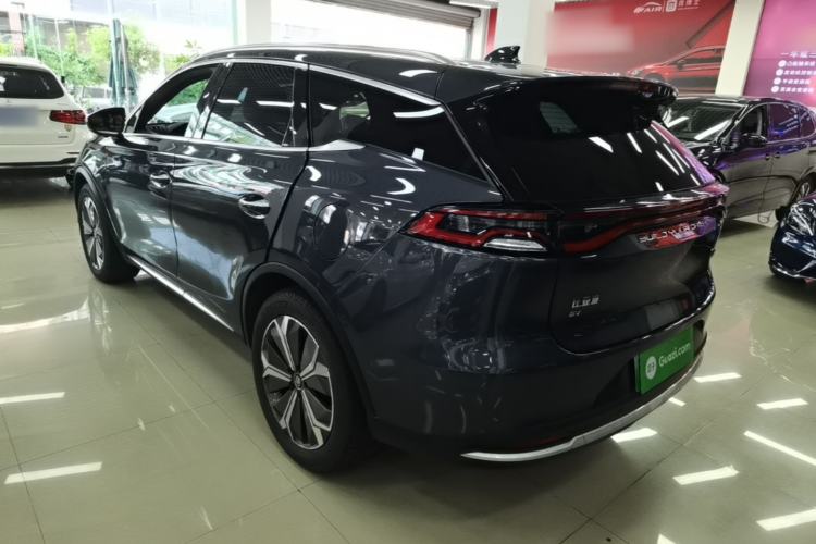 Used BYD Tang New Energy 2021 EV Long-Range Luxury Model Rear Left 45 Deg