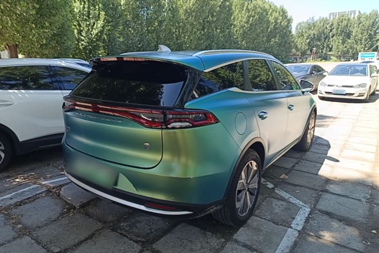 Used BYD Tang New Energy 2021 EV Four-Wheel Drive High-Performance Luxury Model Rear Right 45 Deg