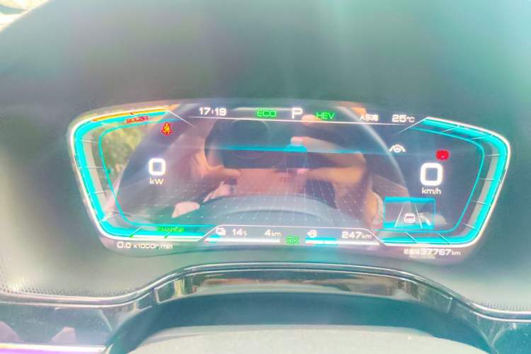 Used BYD Tang New Energy 2021 DM 2.0T Four-Wheel Drive High-Performance Luxury Model Instrument Cluster